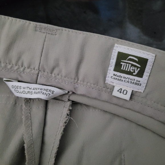 TILLEY ENDURABLES | ripstop straight leg travel hiking pants - Picture 8 of 10